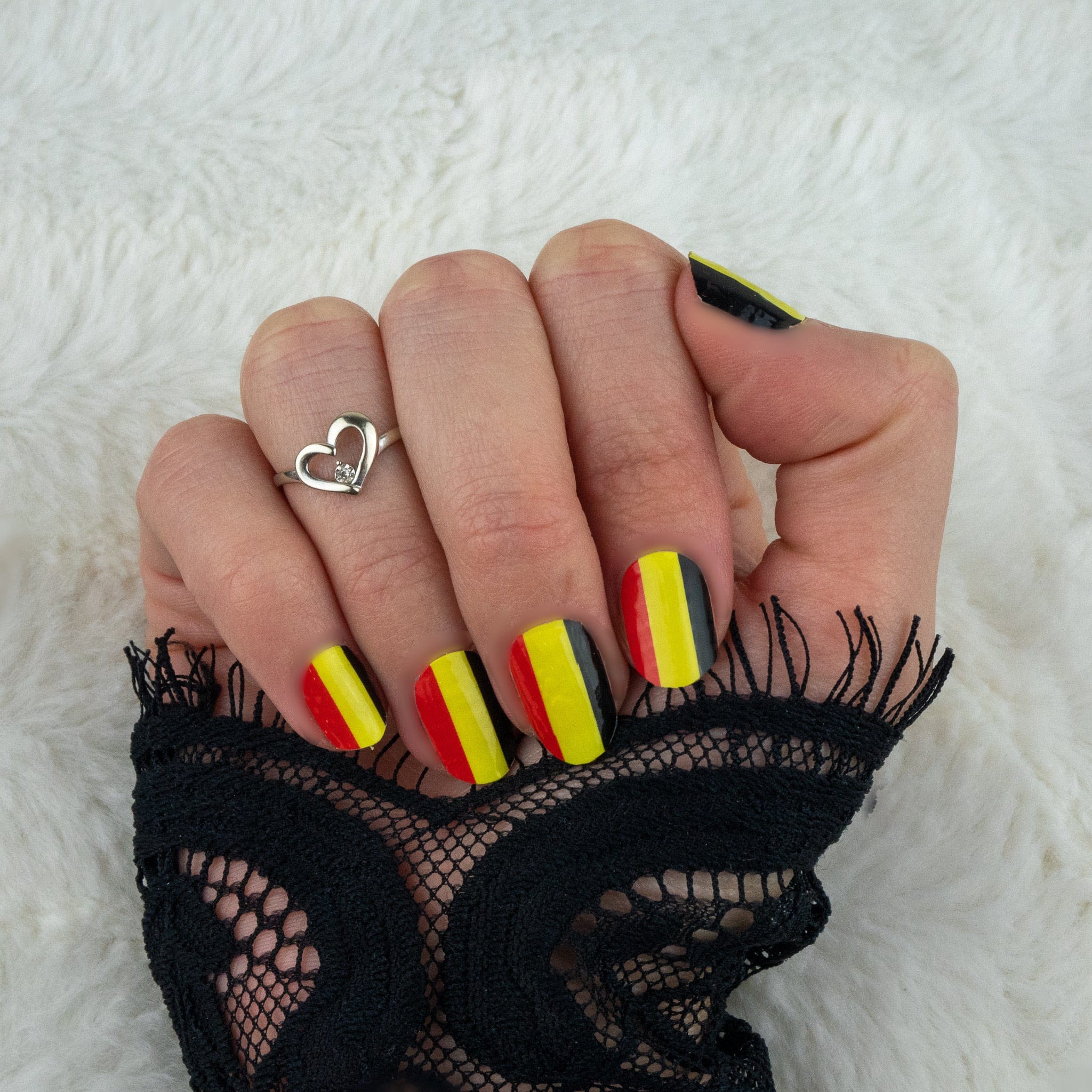 TheNailsAngels Stickers pour ongles Allez Les Diables