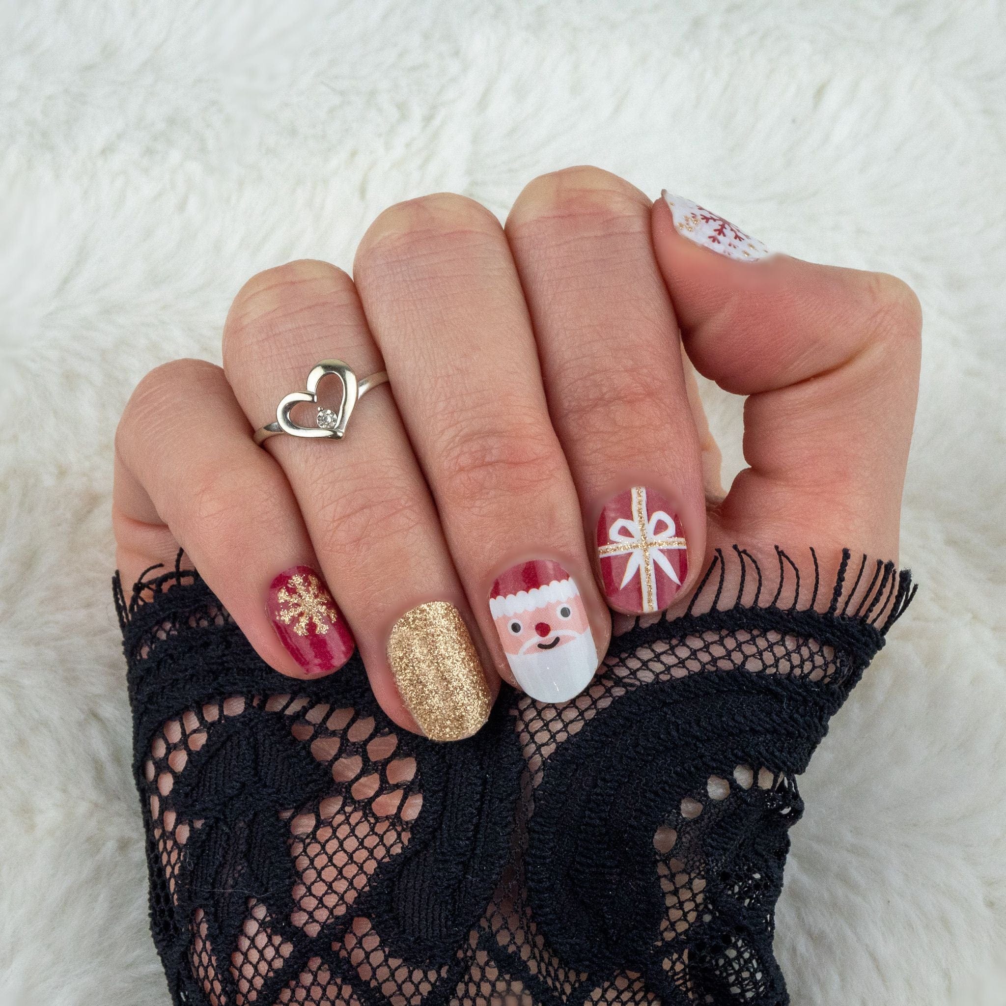 TheNailsAngels Stickers pour ongles Christmas Time