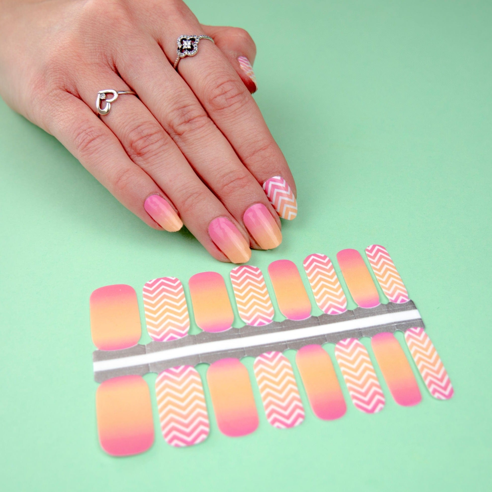 TheNailsAngels Stickers pour ongles Sunrise