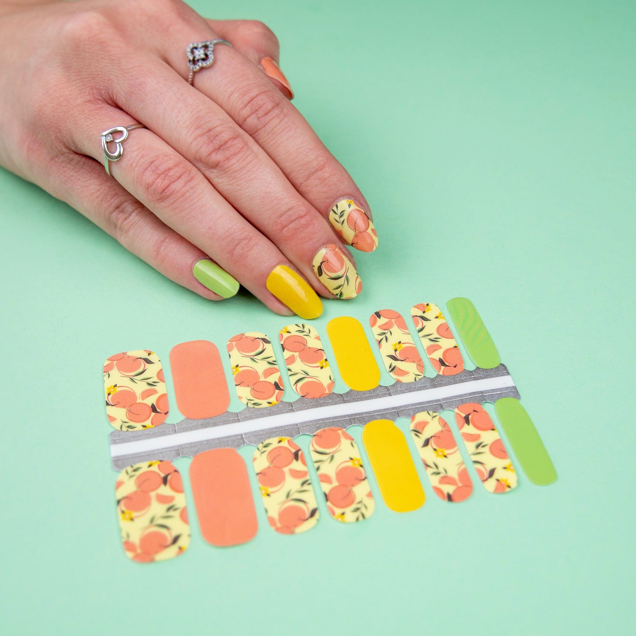 TheNailsAngels Stickers pour ongles Iced Tea