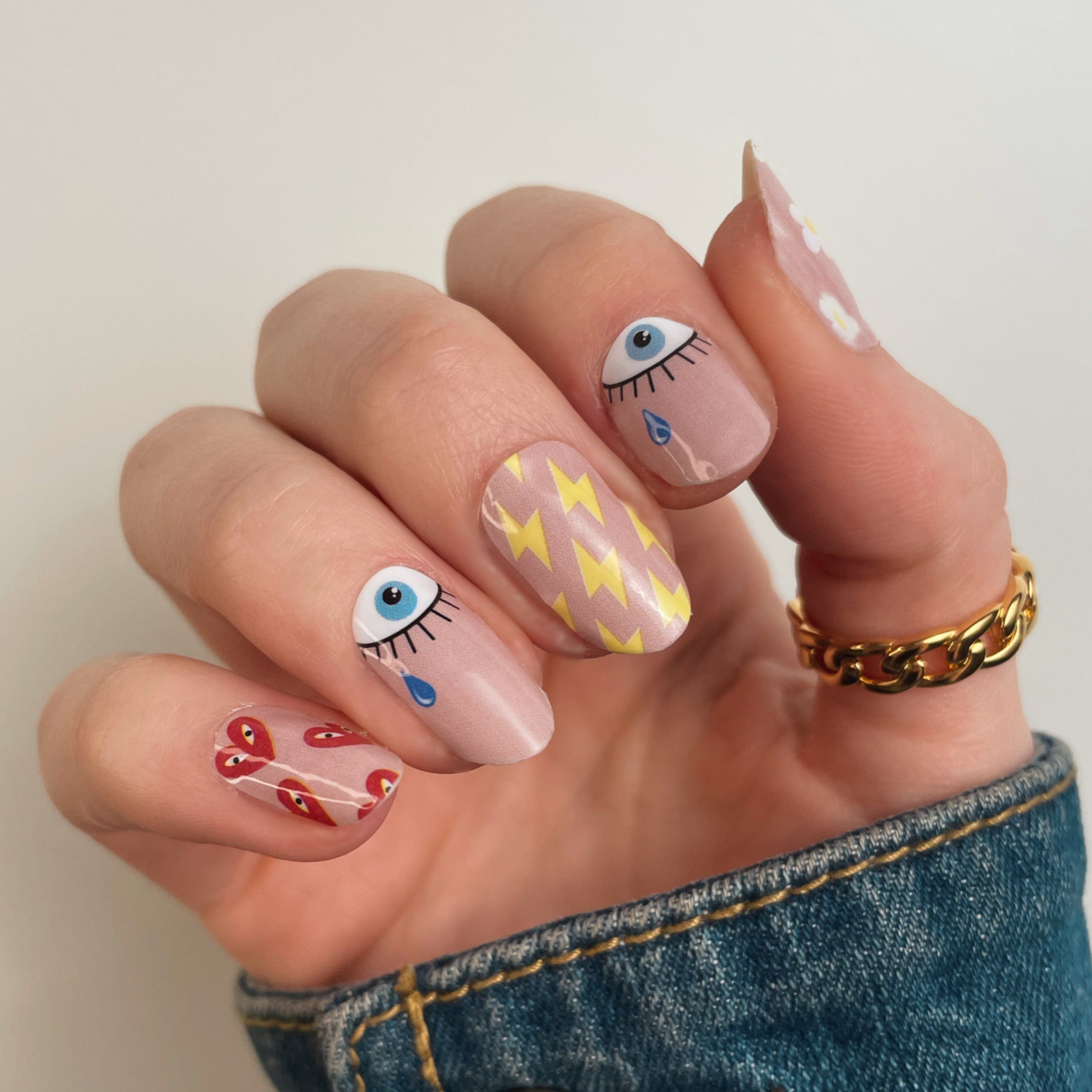 TheNailsAngels Stickers pour ongles Scarlett